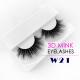 Cruelty Free 25MM Mink Lashes Natural Black Color DHL / UPS Shipping