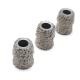 Dry or Wet Cutting Diamond Vacuum Brazed Wire Saw Beads for Marble Sandstone Quarrying