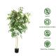 Factory Handmade Artificial White Birch Bonsai With Real Bark For Landscaping Decorative And Courtyard Decoration