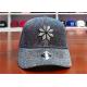 ACE Flower Pattern Glitter Cloth Embroidered Baseball Caps Metal Thread Baseball Curve Brim Cap