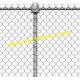 Galvanized Chain Link Trellis , Easily Assembled Pvc Coated Chain Link Mesh