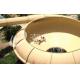 Family Games Fiberglass Water Slides 19m Height Waterpark Super Bowl , 32*53m Floor Space for Water Park