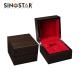 Soft Velvet Lining Wooden Watch Box for Storage And Display Top And Bottom Box/Custom
