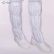 Unisex White Cleanroom Anti Static Boots With Drawstring  Boot Leg