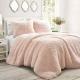 Customized Bedding Set Designs 3 Piece Luxury Soft Shaggy Plush Faux Fur Comforter Set