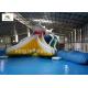 Giant Cartoon Inflatable Swimming Pool With Two Side Slide Double Sewing