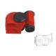 Motorcycles Vans Car Horn Replacement Kit , Dual Car Horn Bright Red Color