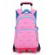 Waterproof Girl Backpack Trolley Bag For School Lightweight Durable
