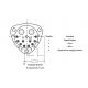 High-g capability Industrial quartz accelerometer sensor with Input Range ±80(g) and Threshold 