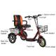 48 Volt Black Adult Electric Tricycle For Handicapped Rear Double Disc Brake Best Seller