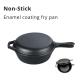 2 In 1 Pre Seasoned Cast Iron Casserole Dutch Oven with Long Handle