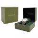 Velvet Luxury Watch Packaging Box With Gold Frame