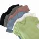 wholesale cheapest child clothing v neck design blank boy t-shirt