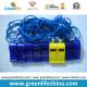 Blue Dark ABS Material Wholesale Whistle for Promotional Usage with Strap Lanyard