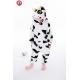 Wholesale Soft Fluffy Flannel Plush Cow Kids Animal Onesie Kigurumi Pajamas