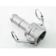 stainless steel male end threaded camlock couplings c TYPE