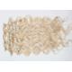 Unprocessed Gold Clip In Hair Extensions 220g Smooth Double Drawn 7A Grade