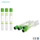 Lithium Heparin Green Glass Tube Single Use CE ISO Approved For Blood Draw