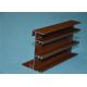 6005 Wood Grain Aluminum Extrusion Profiles For Hotel Doors And Windows