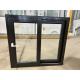 Frame Black PVC Double Glazed Upvc Sliding Sash Windows Customizable