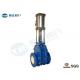 Pneumatic Industrial Gate Valve , Ceramic Double Disc Gate Valve