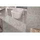 Glazed Polished Porcelain Bathroom Tile Accurate Dimensions Easy Maintain