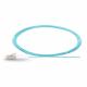 Simplex LC/UPC 50/125 OM3 Multimode Fiber Optic Pigtail - 0.9mm Outer Jacket