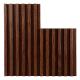 Anti Corrosion 3D Wood Plastic Fluted Wall Panel Grille