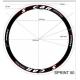 Personalised Road Bike Wheel Decals / Sports Bike Stickers 20 Sheets / Pack