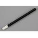 Short Rod Small Cotton Swabs , Single Head Black Cotton Swabs Easy Holding