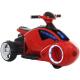Ride On Toy 3-Wheel Children's Electric Motorcycle with Flashing Wheels and