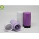 50ml 75ml 30ml Twist Up Deodorant Stick Containers Packaging Round Plastic Container