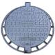 Ductile Iron Water Manhole Cover , EN124 D400 Drainage Chamber Cover