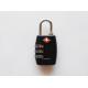 Cable zinc alloy TSA travel lock& Fashion Design  blue Tsa Luggage Lock& 63g Tsa Bag Number Lock