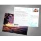 PLASTIC LENTICULAR 3D postcards plant flip effect lenticular postcards 3 views changing postcards prints