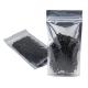 Custom Stand Up Clear Silver Zip Lock Resealable Aluminum Mylar Foil Heat Seal Plastic Packaging Bag