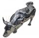 201 304 316 Cow Shape Sculpture Stainless Steel Metal Fabrication With 8k Mirror Surfcae