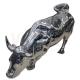 201 304 316 Cow Shape Sculpture Stainless Steel Metal Fabrication With 8k Mirror Surfcae