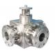 Standard Stainless Steel Floating Type Ball Valve , 3 Way Ball Valve