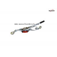 Single Gear Transmission Line Tool 3 Ton With Double Hooks Zinc Coated Surface
