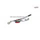Single Gear Transmission Line Tool 3 Ton With Double Hooks Zinc Coated Surface