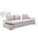 Hot Selling Europe Style Soft Fabric 3 Seat Sofa Furniture Adjustable Armrest Modern Sofa Bed With Storage