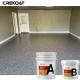 Acrylic Flakes Epoxy Resin Floor Coating For Shopping Centers And Homes