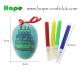 Assorted colors Plastic Easter eggs with Acrylic paint and brush for KIDS DIY painting Wooden and Plastic Easter Eggs