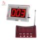 Restaurant and cafe cheap guest calling service system display receiver and button with menu holder