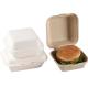 100% Natural Bagasse Clamshell Take Out Food Containers Disposable Compostable