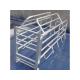 Steel Galvanized Pig Farrowing Crate Gray Color customized size with high