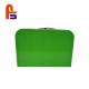 Green Color Printing Kids Recyclable Paper Material Cardboard Suitcase Box