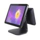 15 Inch Metal Alloy Dual Screen Pos 1024 X 768 Pixels Fast Speed For Restaurants