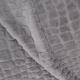 100% Polyester Faux Fur Fabric Fleece 340 Gsm In Plain Color Sheared Rabbit